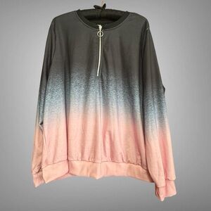 EMERY ROSE OMBRÉ TOP SIZE 3X